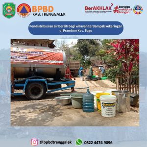 Jumat, 6 Oktober 2023. Distribusi Air Bersih di Ds. Prambon Kec. Tugu.