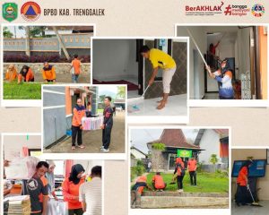 Jumat, 1 Desember 2023 BPBD Kabupaten Trenggalek Melaksanakan giat kerja bakti dalam rangka memperingati HUT KORPRI yang ke 52.