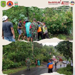 Kamis, 25 Januari 2024. Penanganan Pohon Tumbang di RT. 09 RW. 05 Ds. Bogoran Kec. Kampak