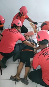 26 April 2024. BPBD Kabupaten Trenggalek Melakukan Simulasi Gempa, dalam rangka Hari Kesiapsiagaan Bencana.
