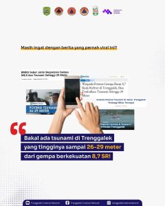 26 Juni 2024. Festival Kesiapsiagaan Gempa Bumi dan Tsunami 2024. di Pantai Konang Kecamatan Panggul, Kabupaten Trenggalek