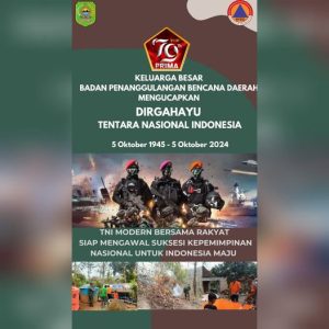 Dirgahayu Tentara Nasional Indonesia ke 79 Tahun