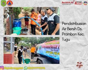 Selasa, 8 Okrober 2024 BPBD Kab. Trenggalek mendistribusikan bantuan air bersih ke Kec. Tugu dan Kec. Trenggalek