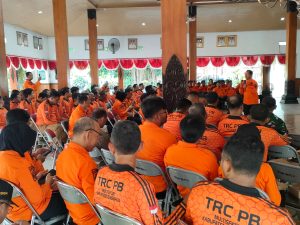 Senin, 18 Nopember 2024. BPBD Kabupaten Trenggalek Melakukan Apel dan Pengembangan Kapasitas Tim Reaksi Cepat – Penanggulangan Bencana (TRC-PB)